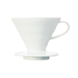 Hario V60 Ceramic Coffee Dripper, Size 02, White