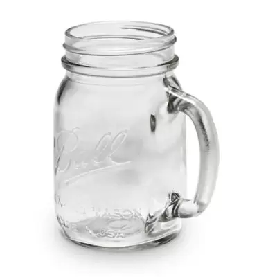 Ball® 16 Oz. Clear Glass Mason Mug (Set of 4)