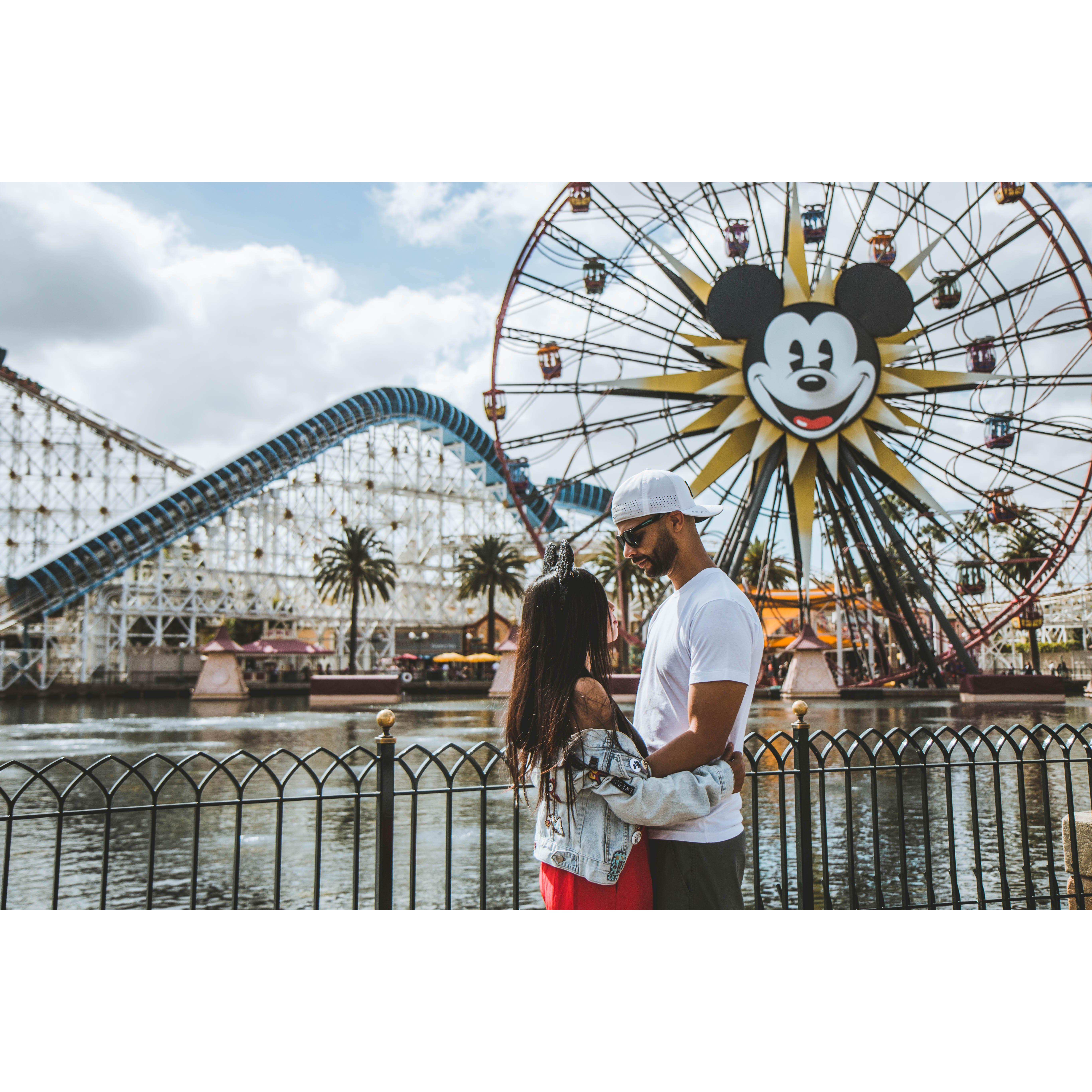 Our first time visiting Disneyland after Sonam moved to California