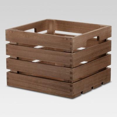 Cube Storage Basket Brown 10"x11"x8" - Threshold™