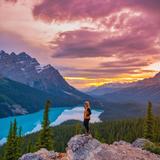 Peyto Lake Upper Viewpoint