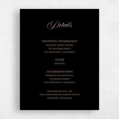 Black Wedding Enclosure - Goundry