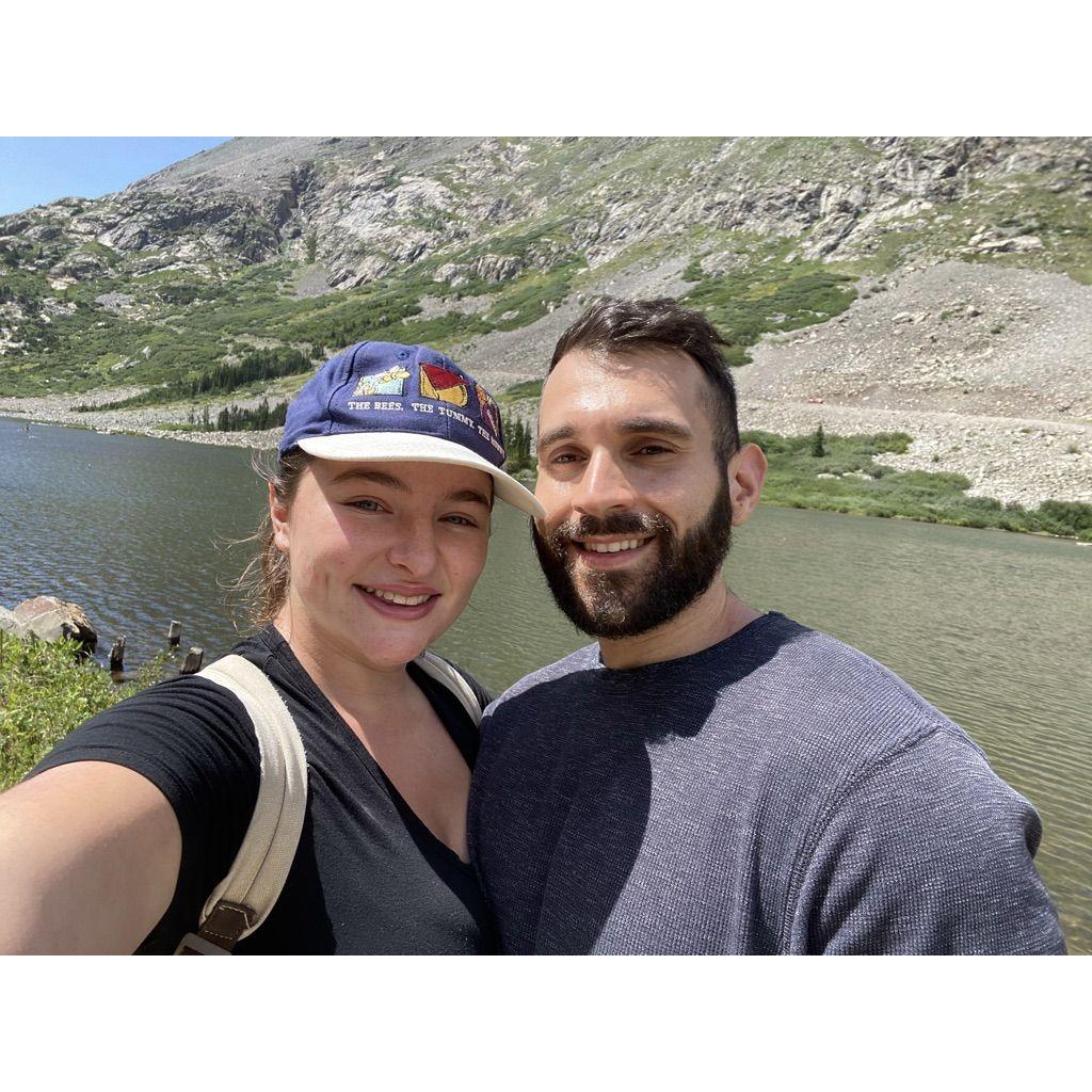 July 2021 - Minutes before we got engaged