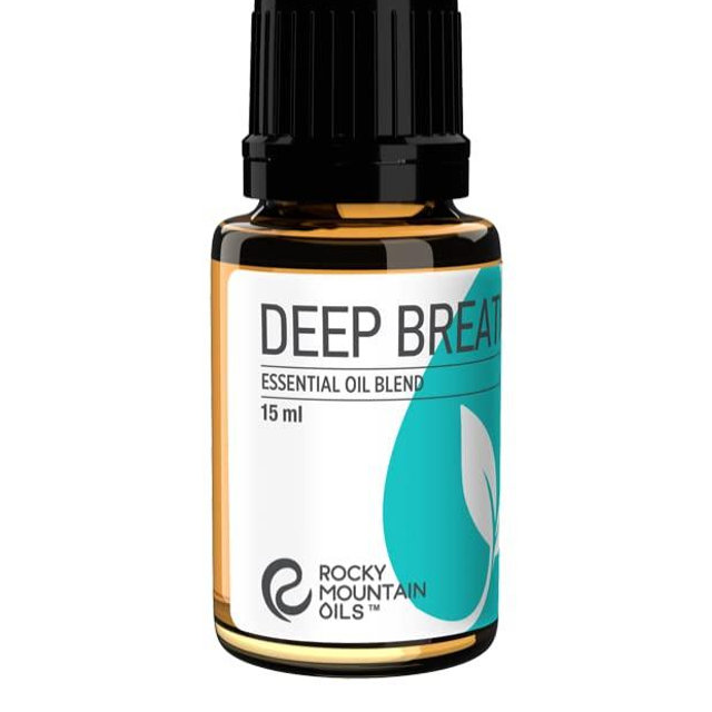 Rocky Mountain Oils Deep Breathe Essential Oil Blend Essential Oils - Aromatherapy Oils for Diffuser and Topical - Relaxing Essential Oils - 15ml