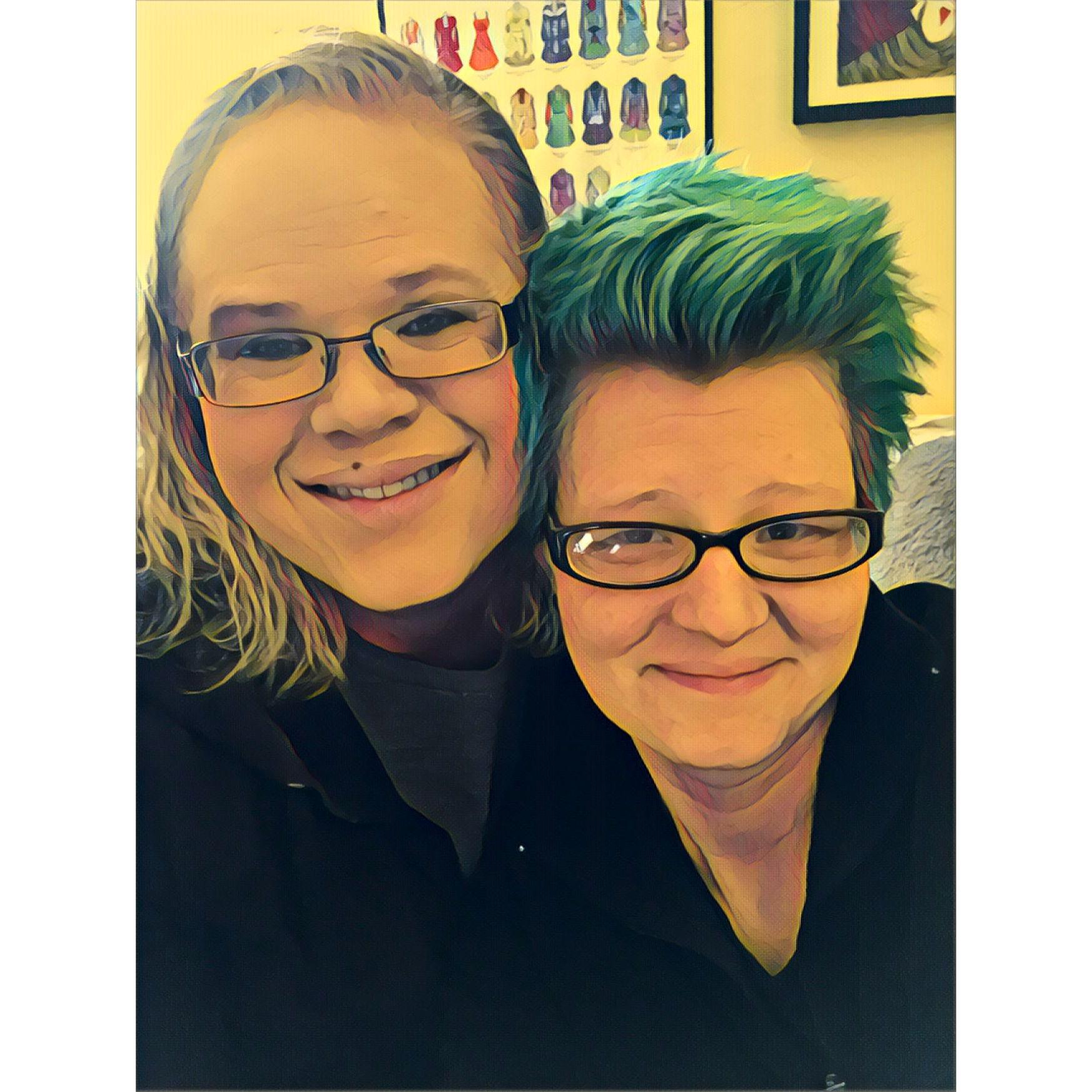 Spending time together always included plenty of smiles and laughter.