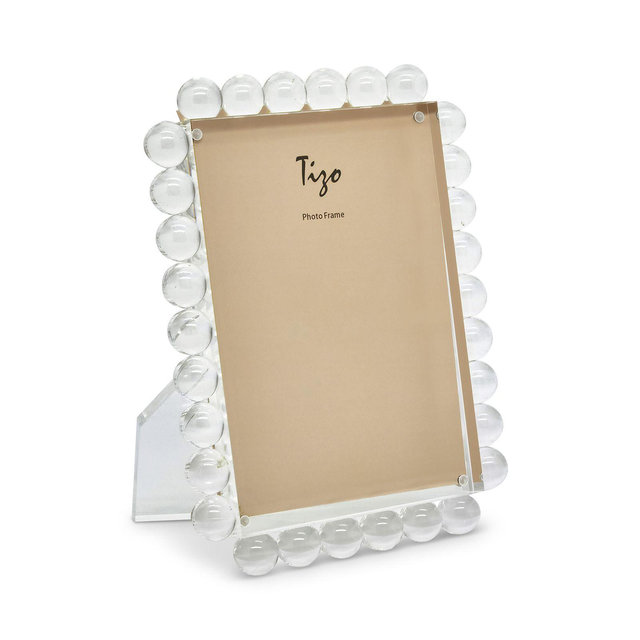 Tizo Lucite Frame with Bubbles, 5" x 7"