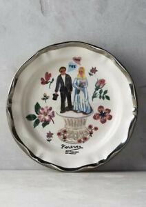 Nathalie Lete Francophile Wedding Bride Groom Plate