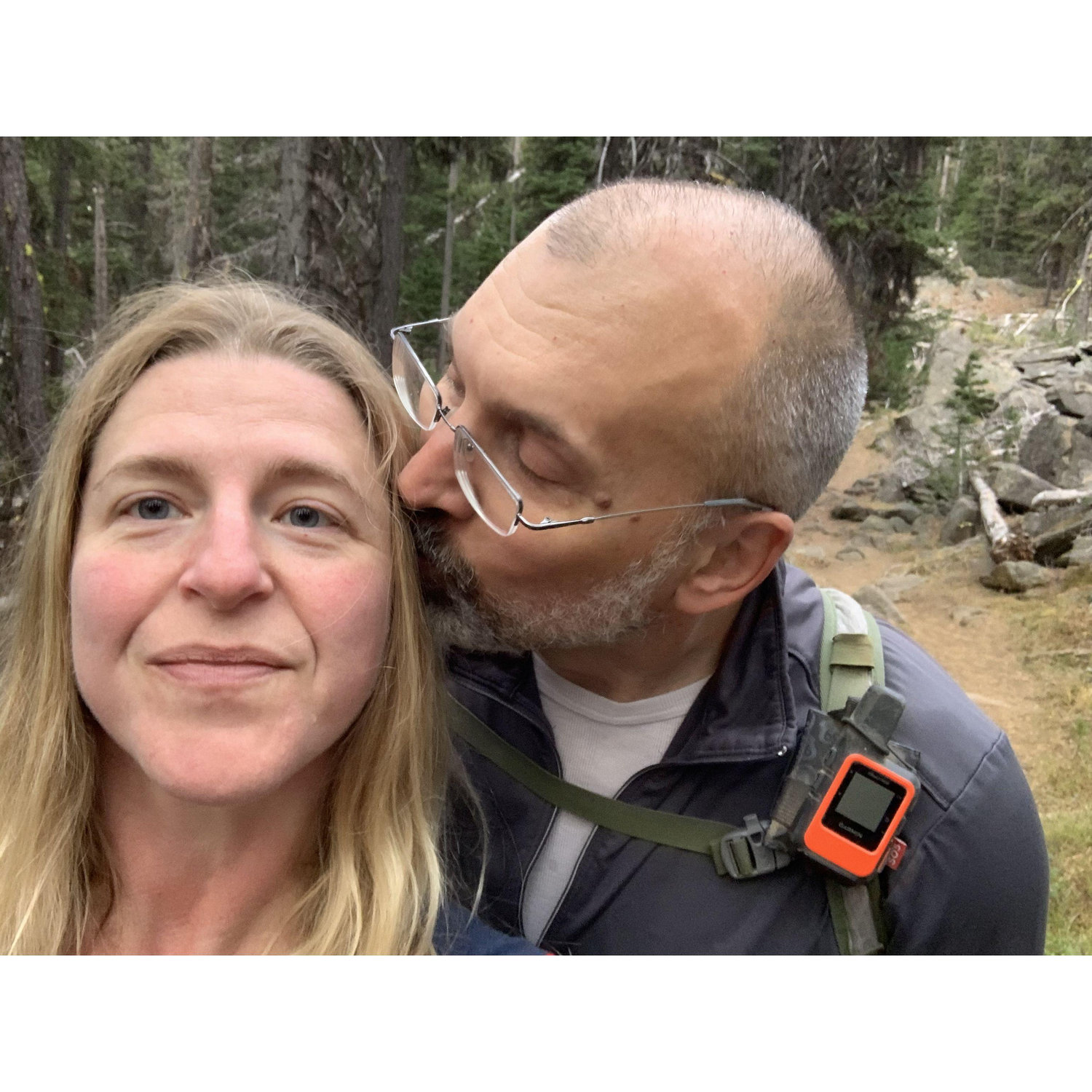 This was taken on one of our first road trips together in 2020!