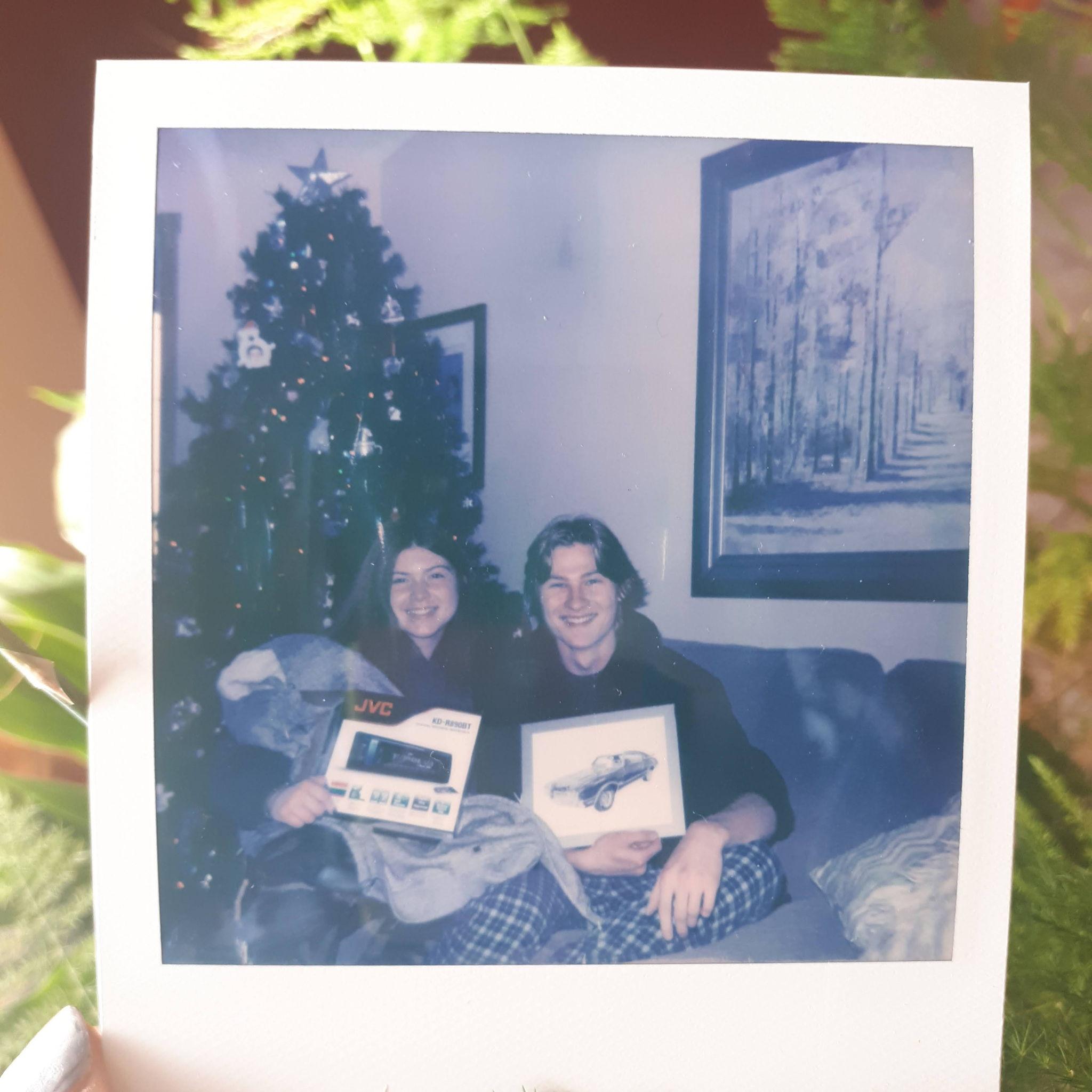 Dec 2020 - Our first annual Christmas polaroid picture.