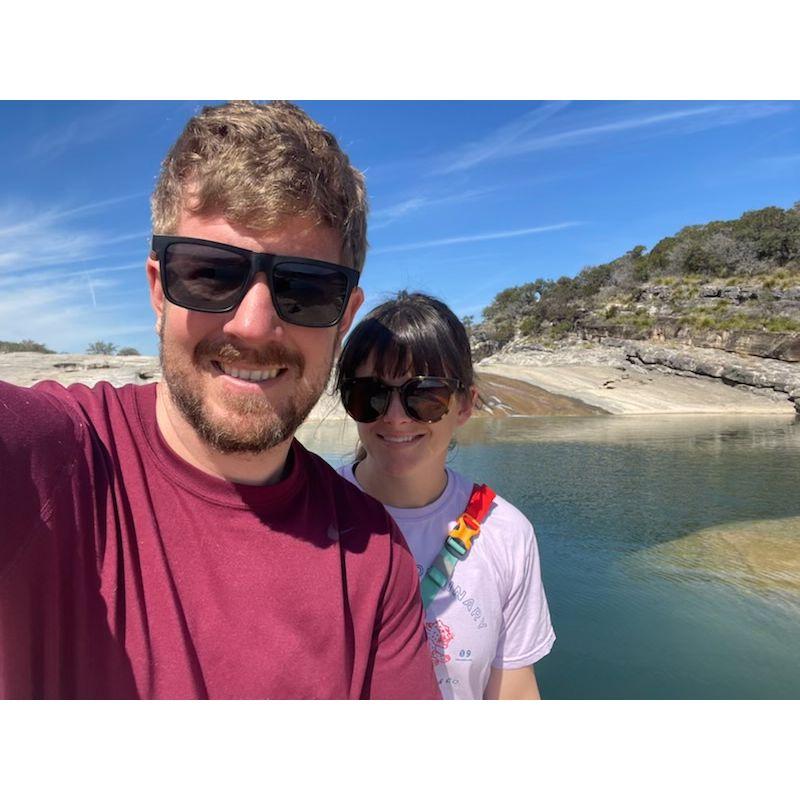 Hiking Pedernales Falls State Park.