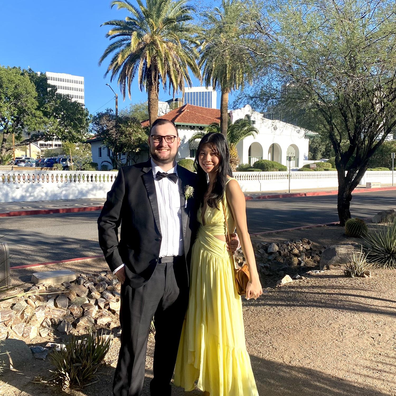 November 2023 Tucson, Arizona at a friend’s wedding