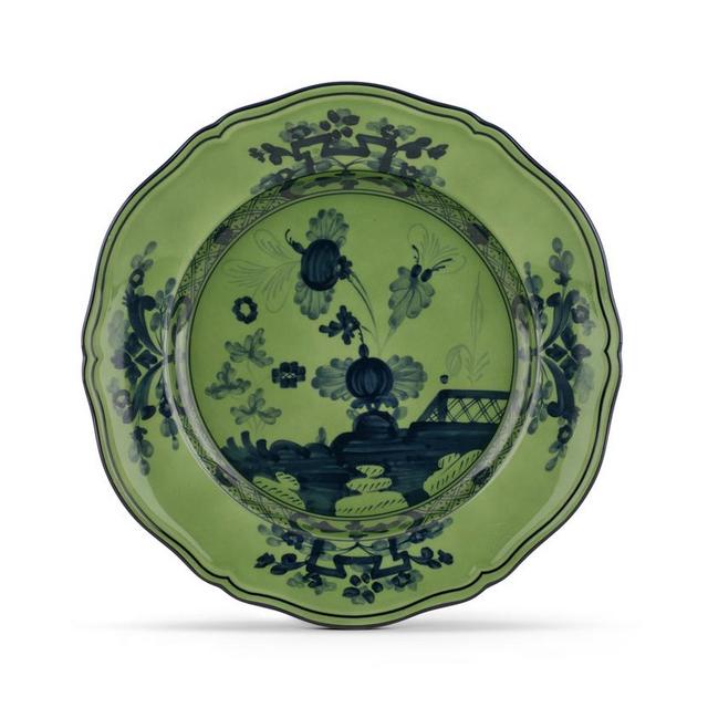 Ginori 1735 Oriente Italiano Dessert Plate in Malachite