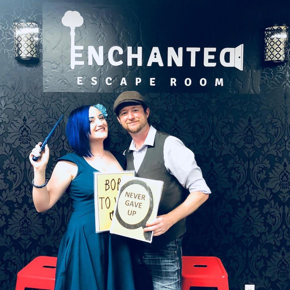 Fun Fact: Our first date was an ESCAPE ROOM! And we beat it, just the two of us, despite the room being rated for 6-8 players. I guess I passed his test!
