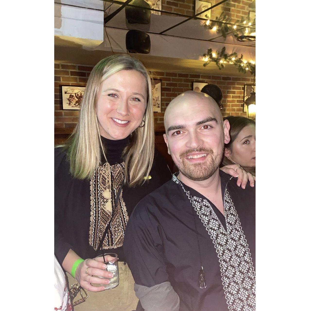 Michael asked Larysa out at this bar, Sly Fox, in 2019.