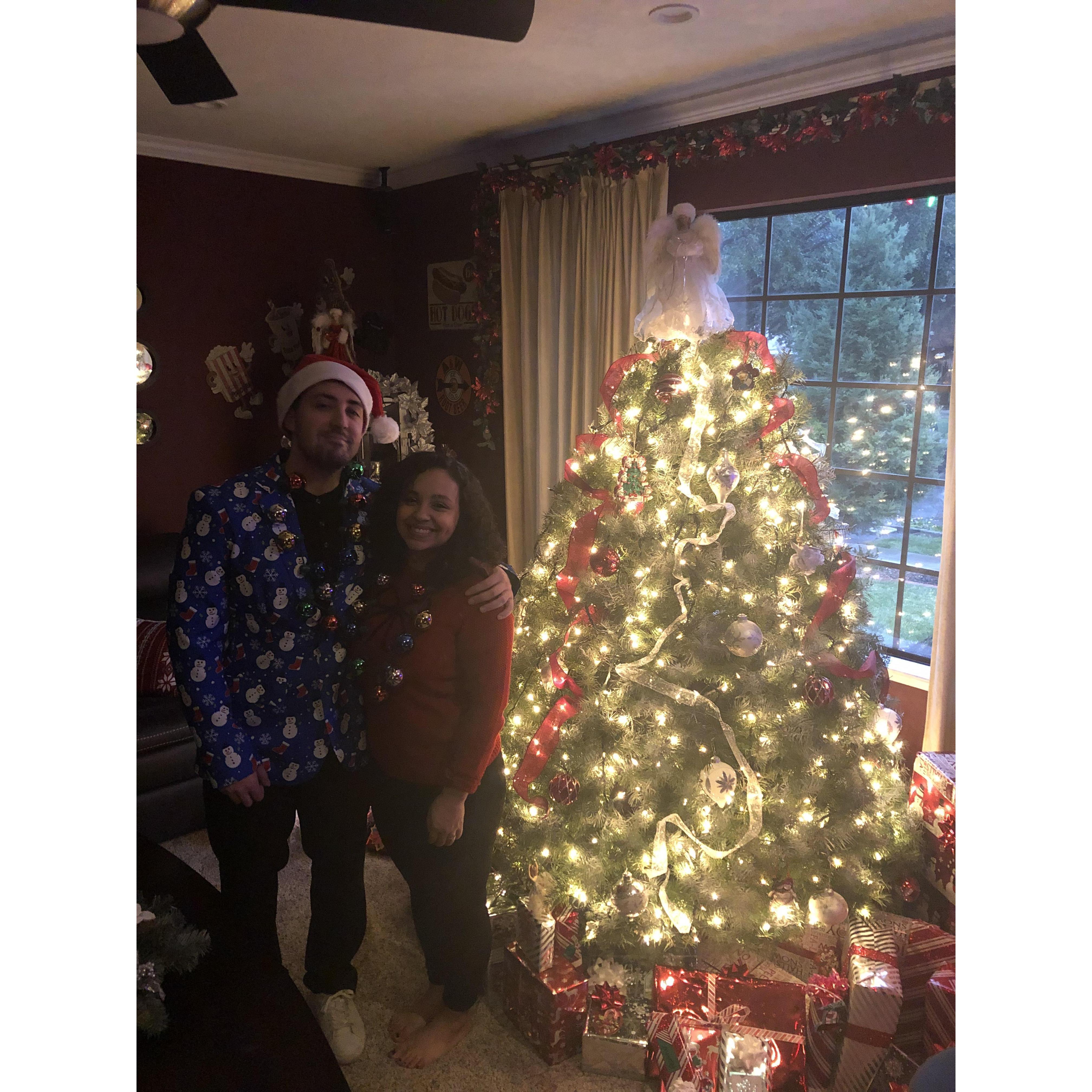 Jennie's first Christmas in California