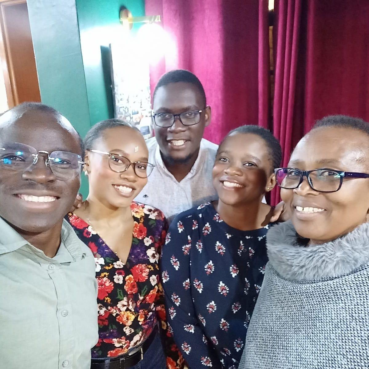 Here I had taken Hillary to meet the rest of the family. My brother and sister loved him so much because of course they are all extroverts and were happy to have one more addition to their clique