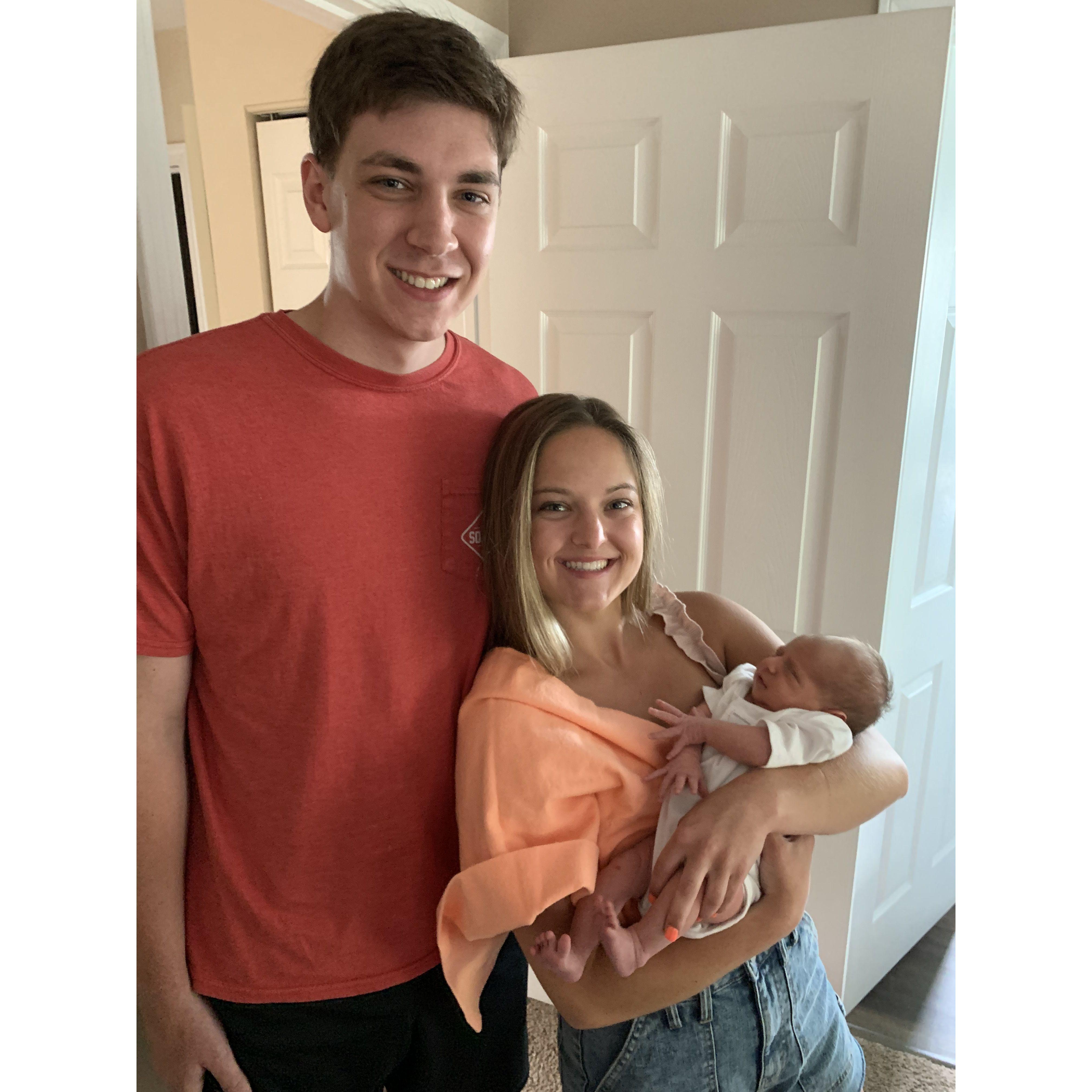 Meeting sweet Raelen, Madisen's niece.