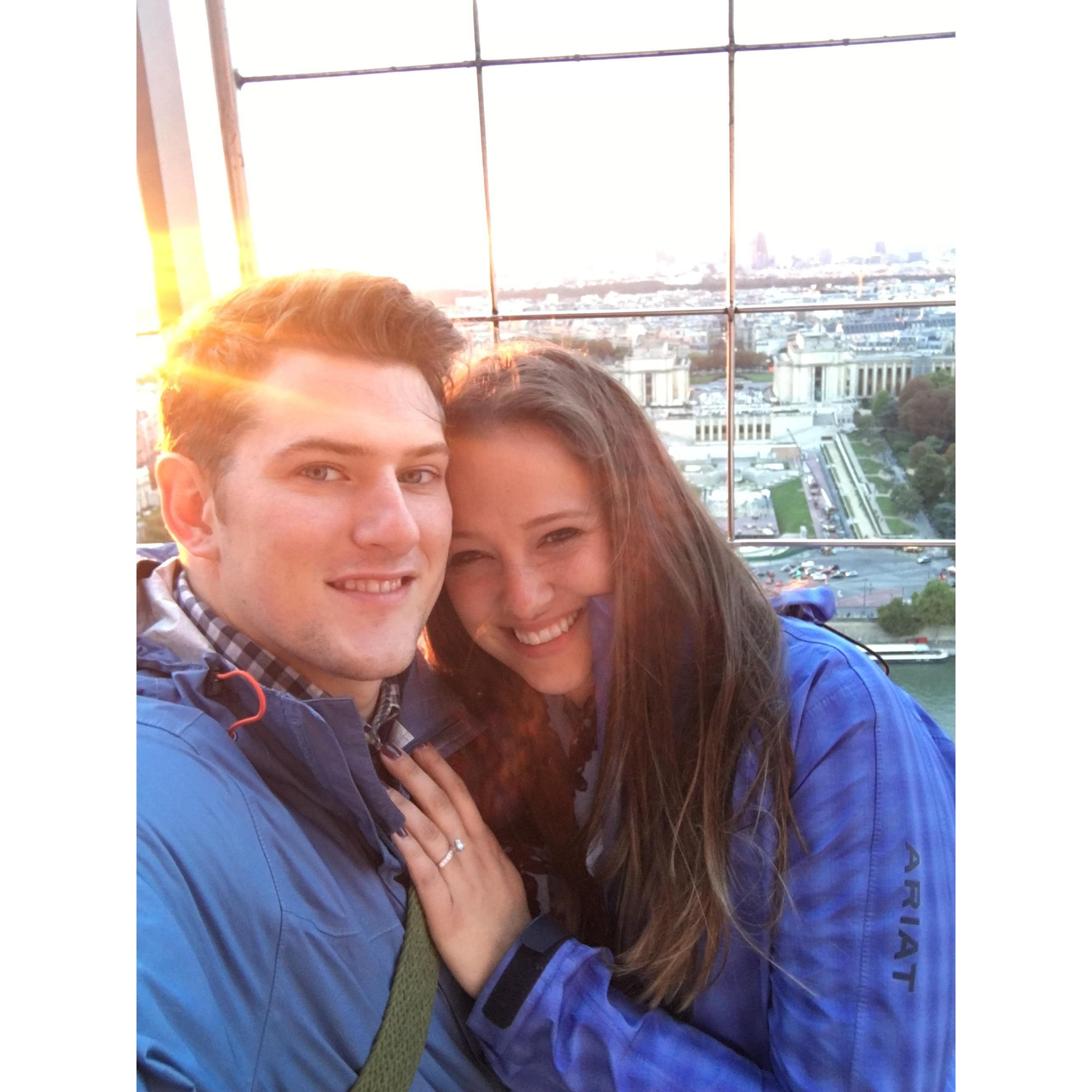 It finally happened! Sunset from the top of the tower was incredible.