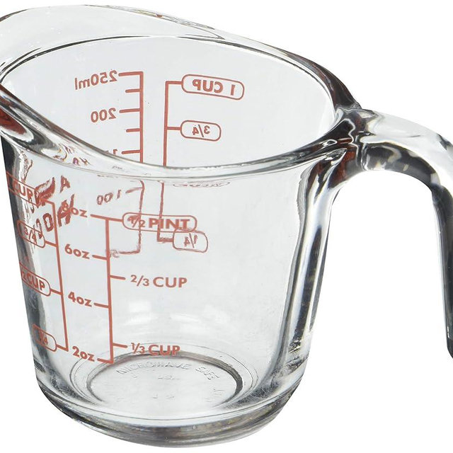Anchor Hocking 55175OL13 8 Oz Measuring Cup