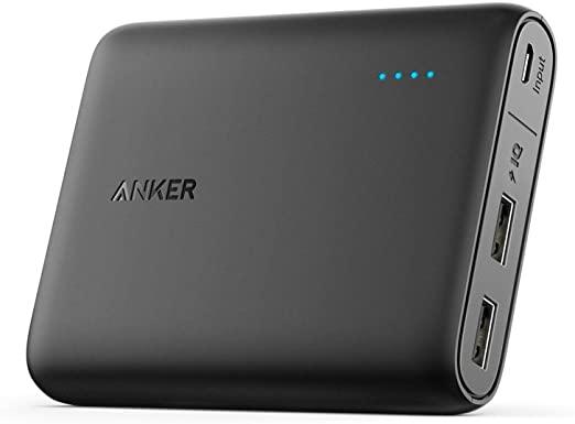 Anker PowerCore 13000 Portable Charger - Compact 13000mAh 2-Port Ultra Portable Phone Charger Power Bank with PowerIQ and VoltageBoost Technology for iPhone, iPad, Samsung Galaxy (Black)