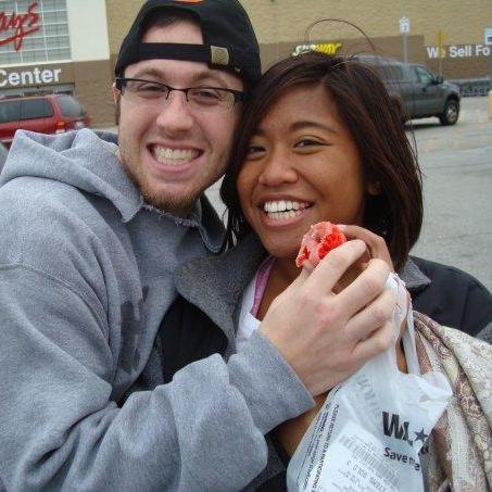 The weekend we adopted Elle! Oct 2008 - went to Walmart and bought all her supplies in Macomb, IL. Was craving a pink donut!