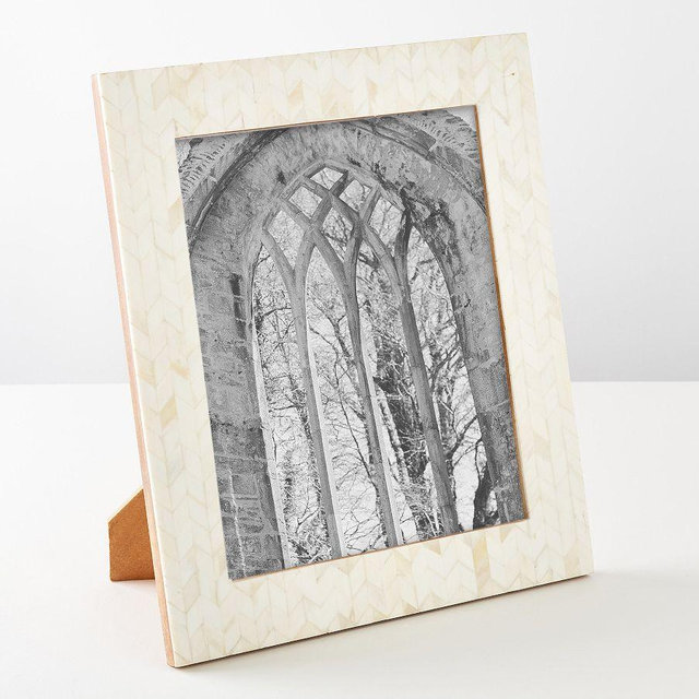 Open Box: Sonia Bone Picture Frame (8" x 10") - White
