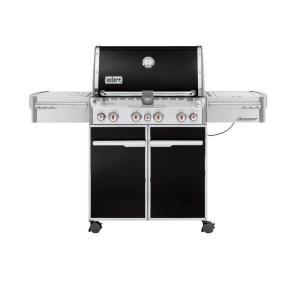 Summit E-470 4-Burner Propane Gas Grill in Black