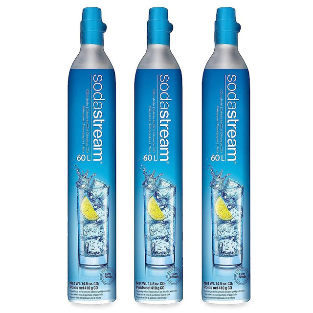 SodaStream 60L Co2 Spare Carbonators, Set of 3