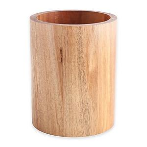 Acacia Round Utensil Crock