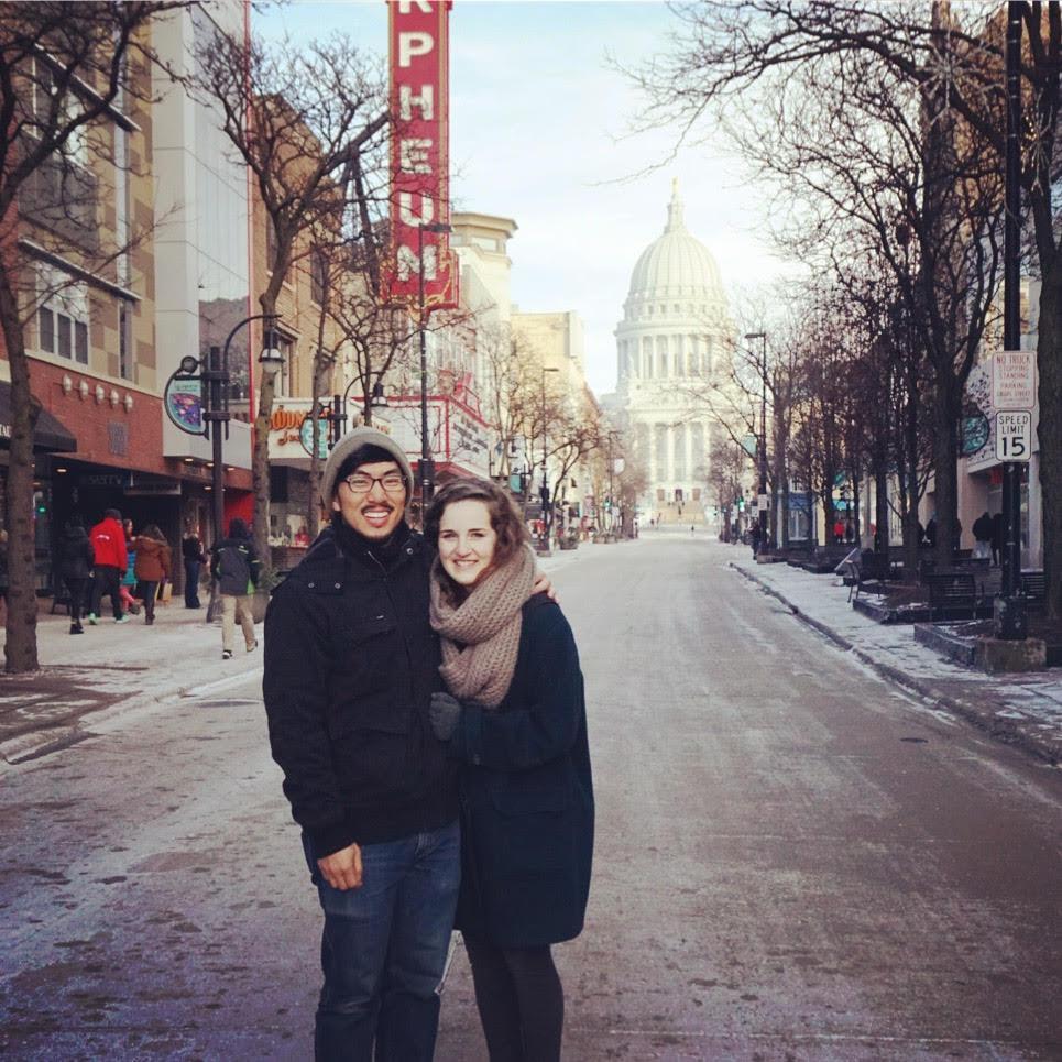 Madison, Wisconsin. Ilana took Spencer home to meet her important people.