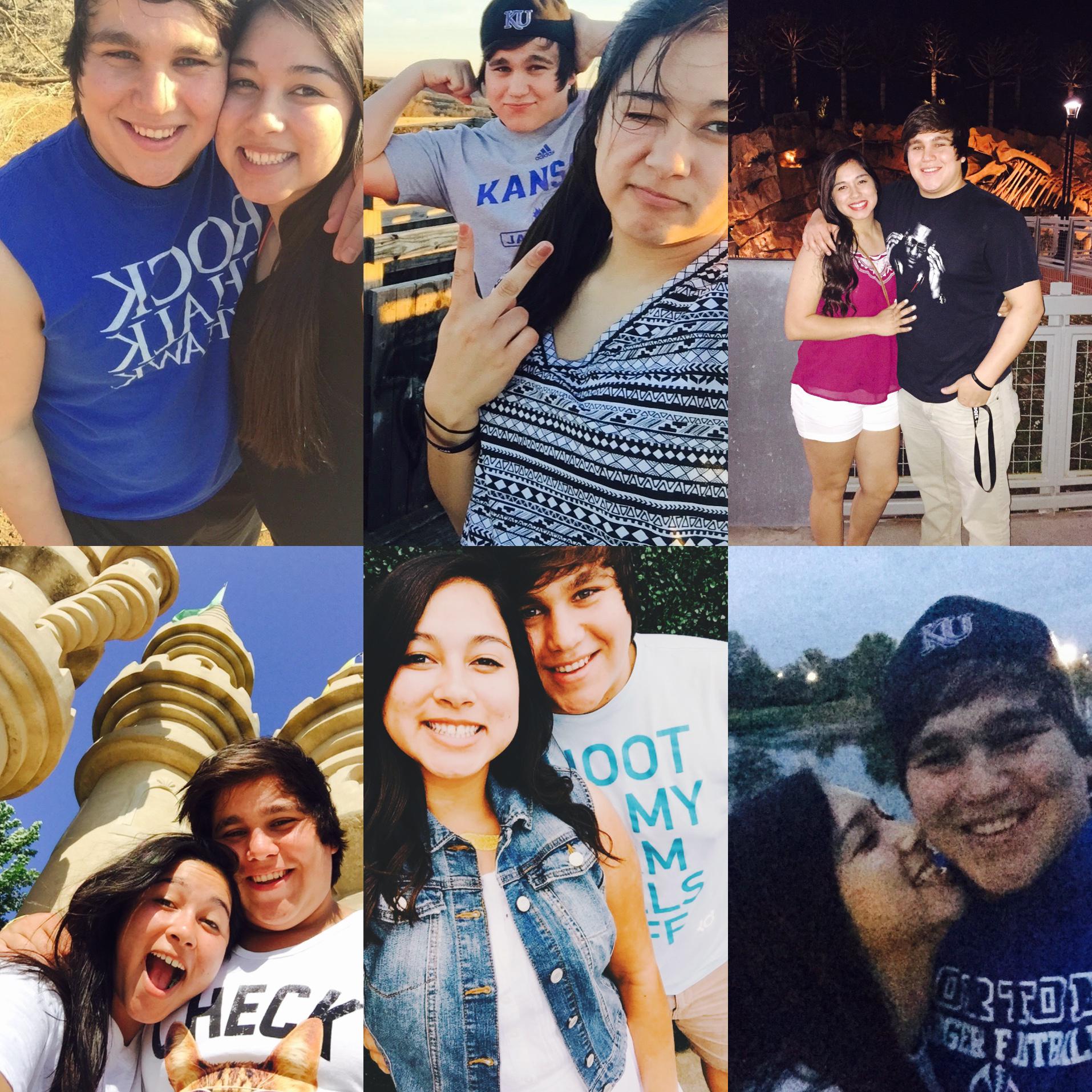 our first year selfies