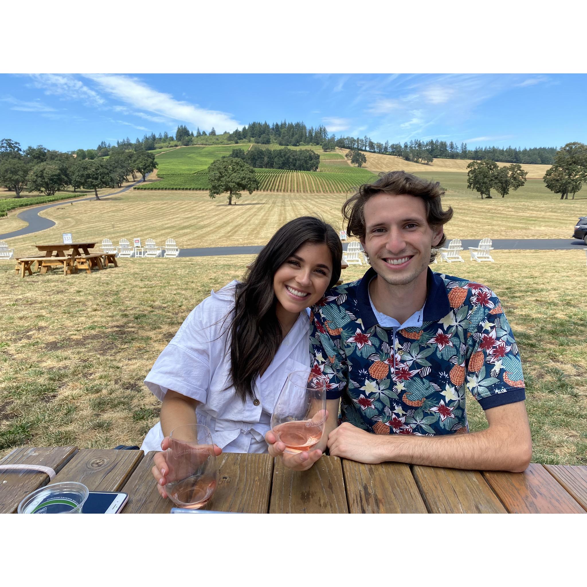 wine tasting - August 2020