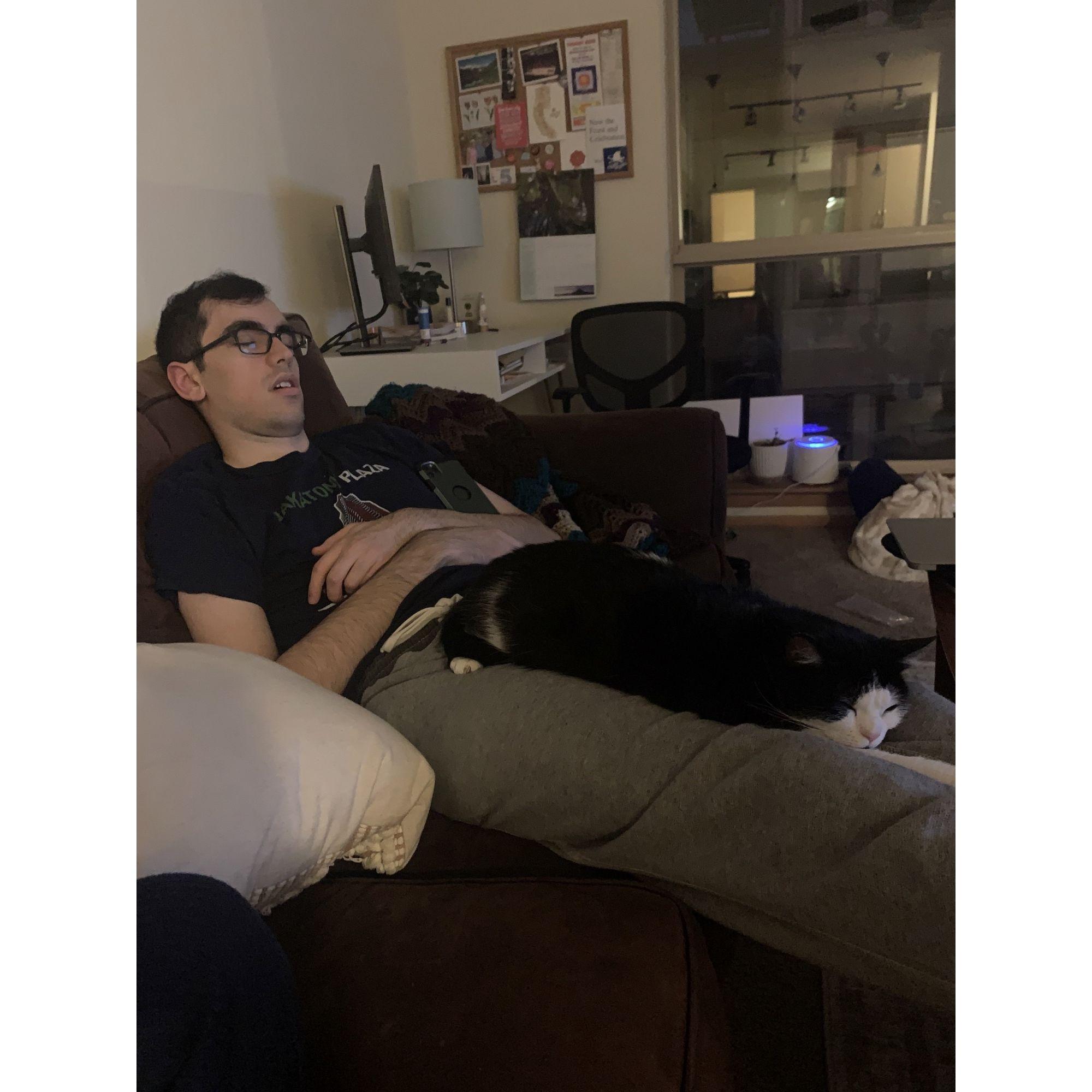 What most evenings look like for us nowadays