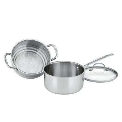 Cuisinart® Chef's Classic™ Stainless Steel 3-Piece 3 qt. Steamer Set
