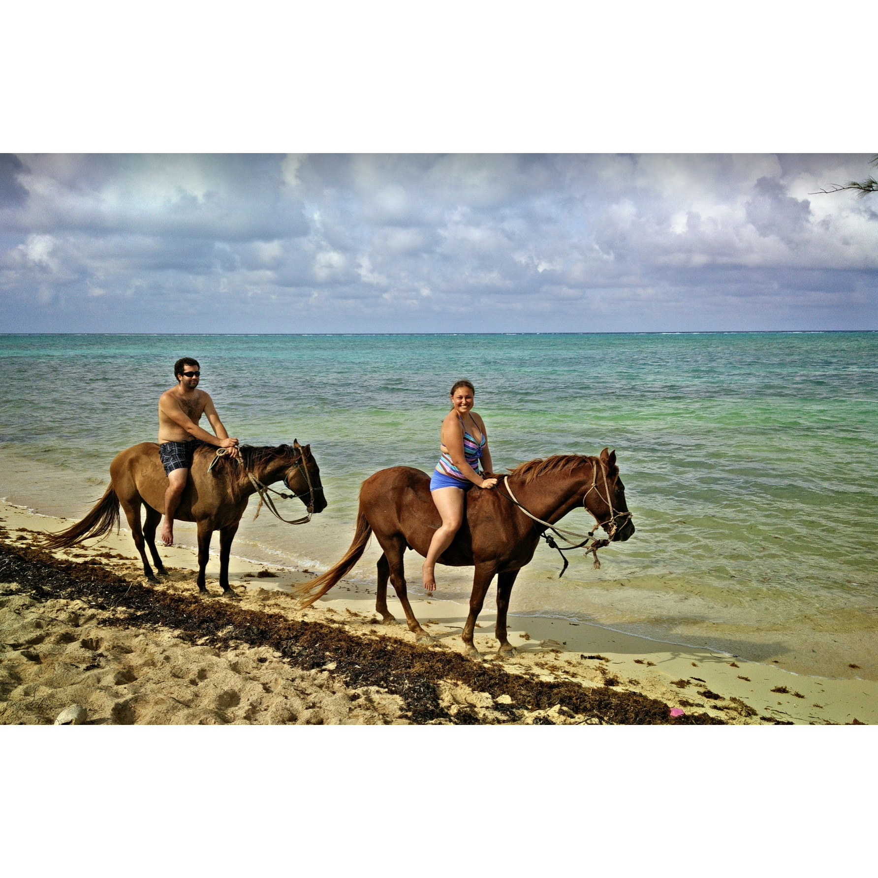 Riding horses into the Caribbean