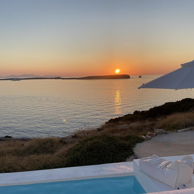 Sunset Dinner in Santorini