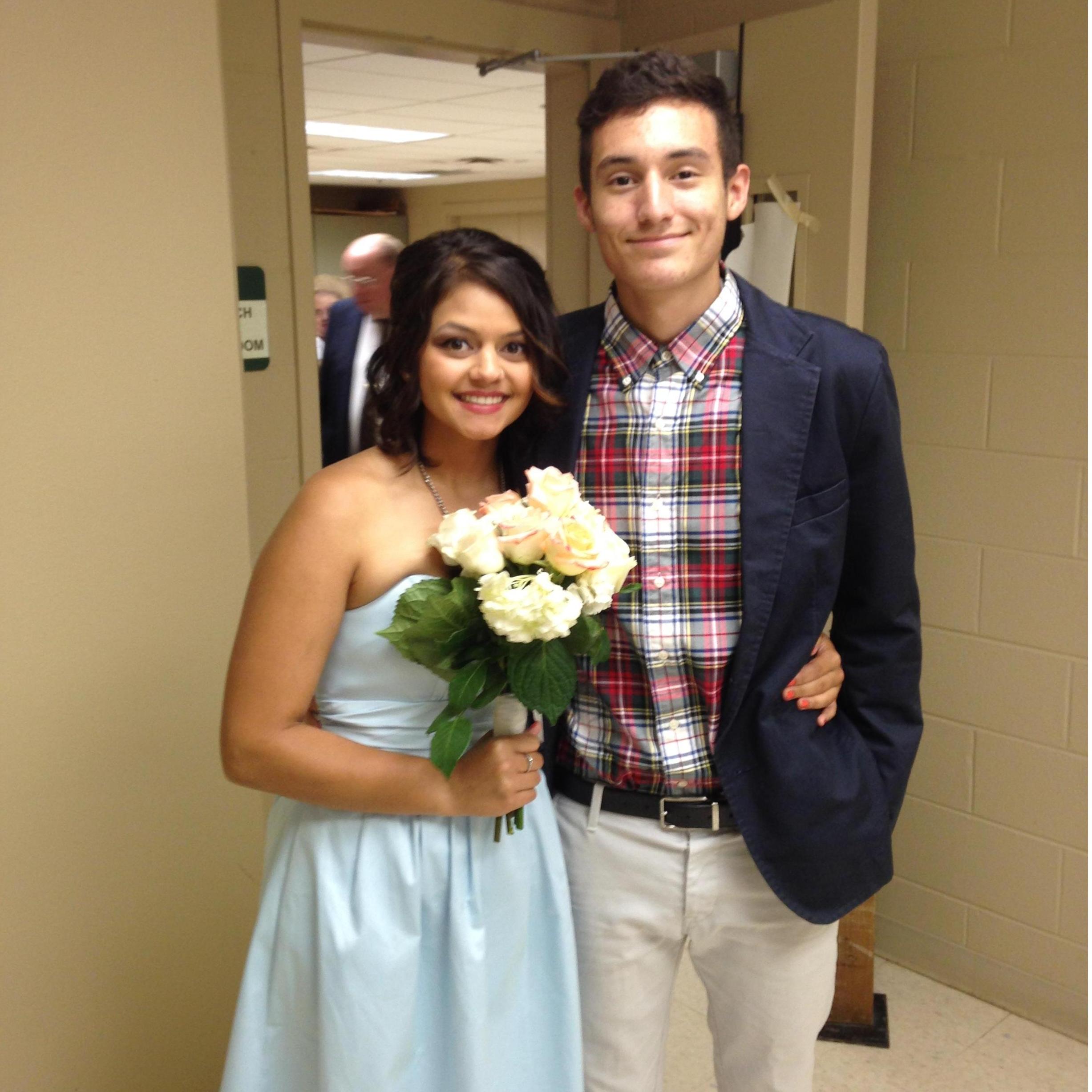 Back when we were little babies… Saphia and Brian's wedding in 2014.