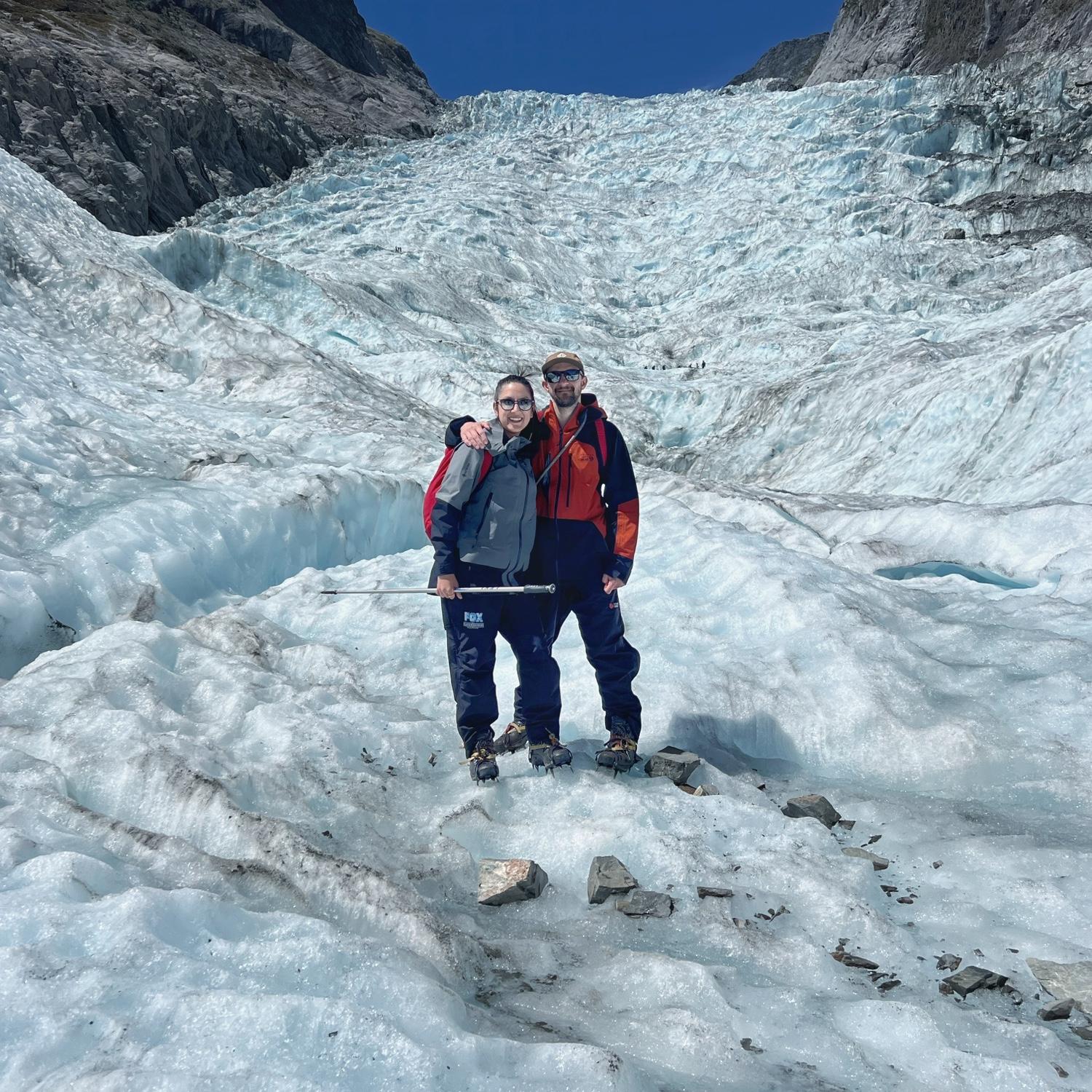 Hiking Fox Glacier in New Zealand