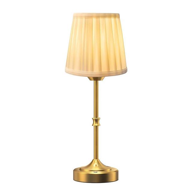 JACKYLED Cordless Table Lamp, 5400mAh Rechargeable Battery Powered Lamp, 3 Color Portable Dimmable LED Table Lamp with Fabric Shade, Wireless Lamp for Bedroom, Dining, Bar, Bedside, Night Light