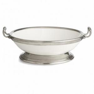 Arte Italica Tuscan Large Footed Bowl with Handles