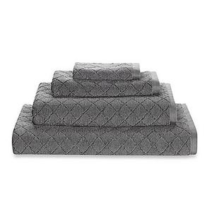 Wamsutta® PimaCott® Jacquard Hand Towel in Lead