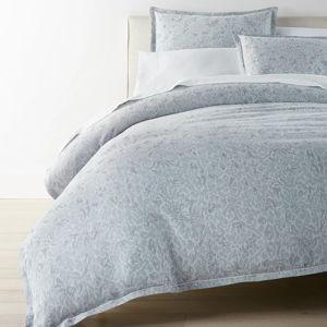 Ravenna Jacquard Duvet Cover | Peacock Alley (Blue, Queen)