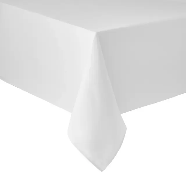 Simply Essential™ Essentials Solid Color 60-Inch x 120-Inch Oblong Tablecloth in White