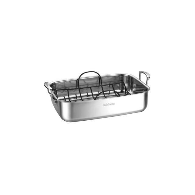 Cuisinart 15" Stainless Steel Roaster with Non-Stick Rack - 83117-15NSR