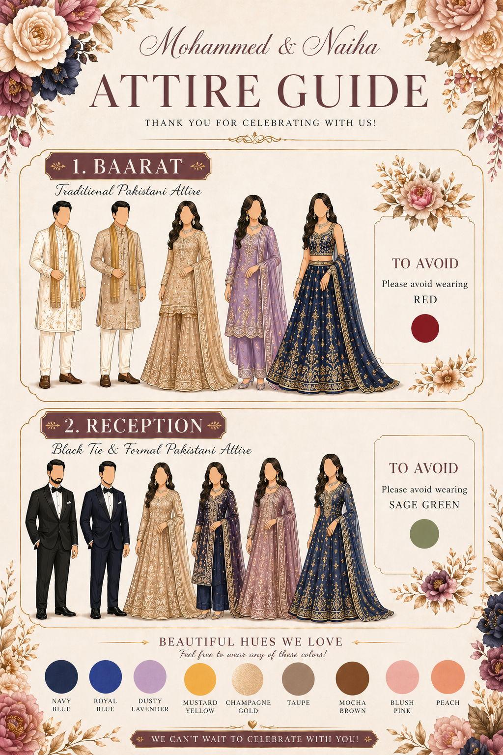 The Wedding Website of Mohammed Salim and Naiha Shafiq