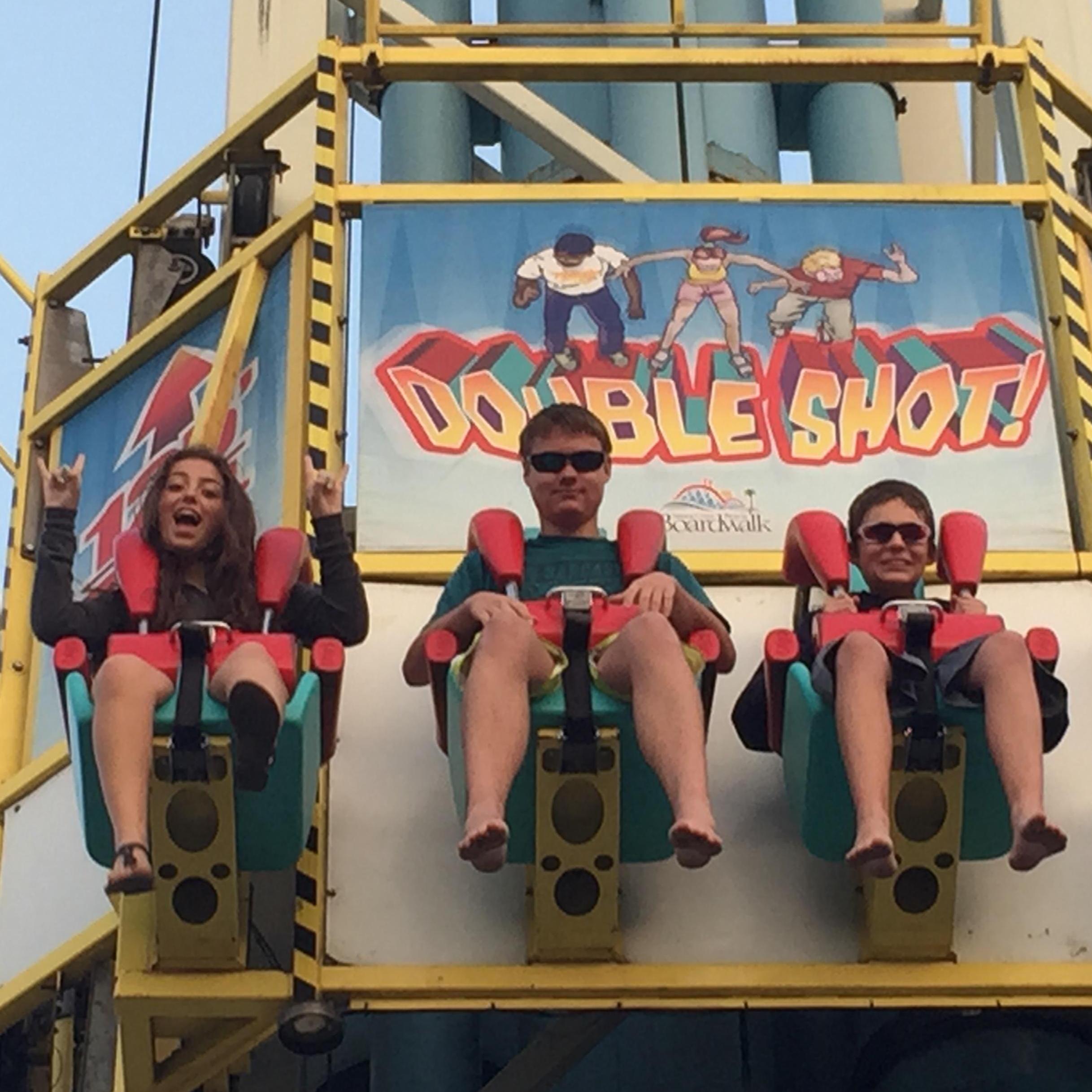 More bonding time for our kiddos... Capitola/Santa Cruz Beach Boardwalk - July of 2015