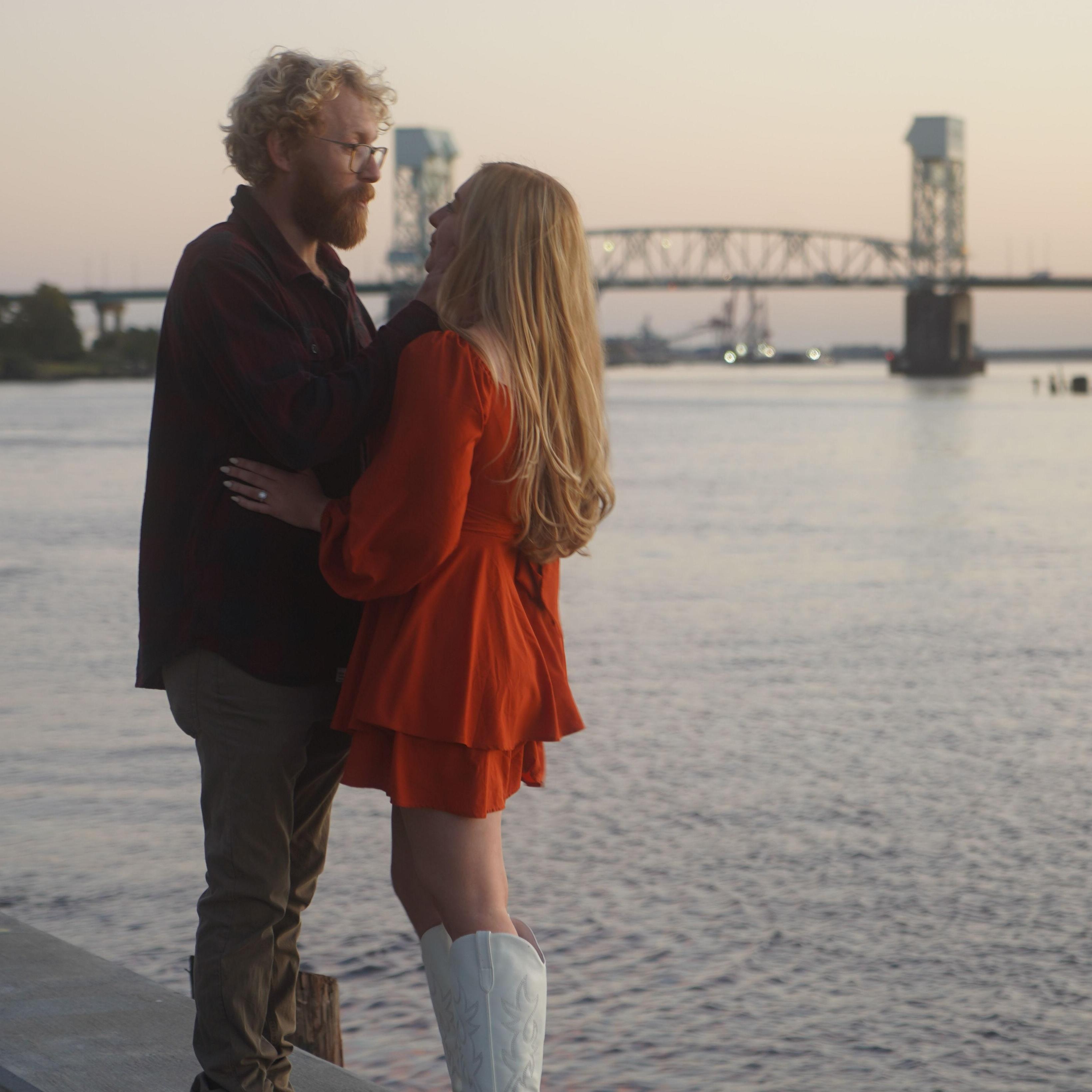 Kayla & Noah celebrate their engagement in Downtown Wilmington!