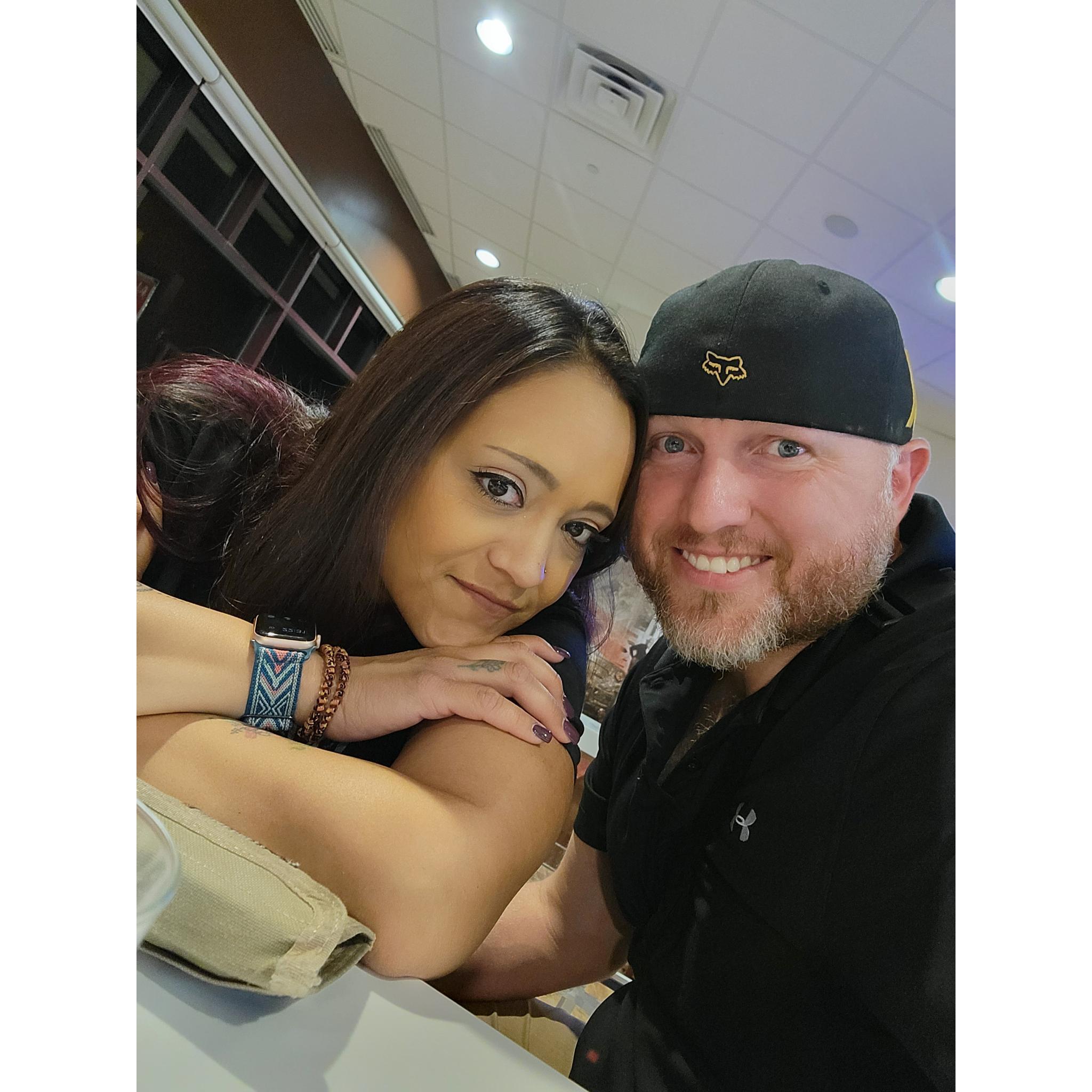 First time traveling together.