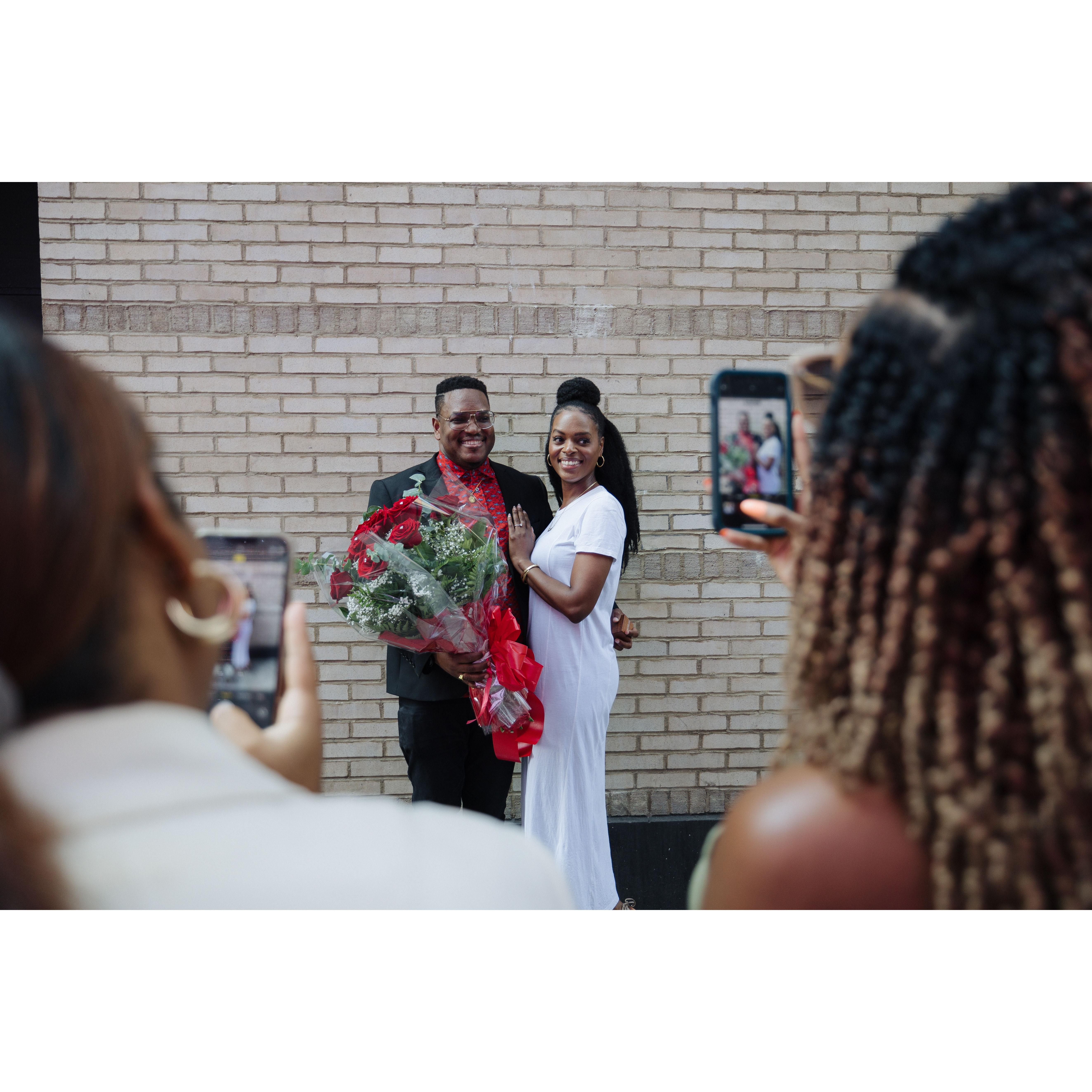 From long distance to forever—so glad we trusted the process and let God guide us. ❤️