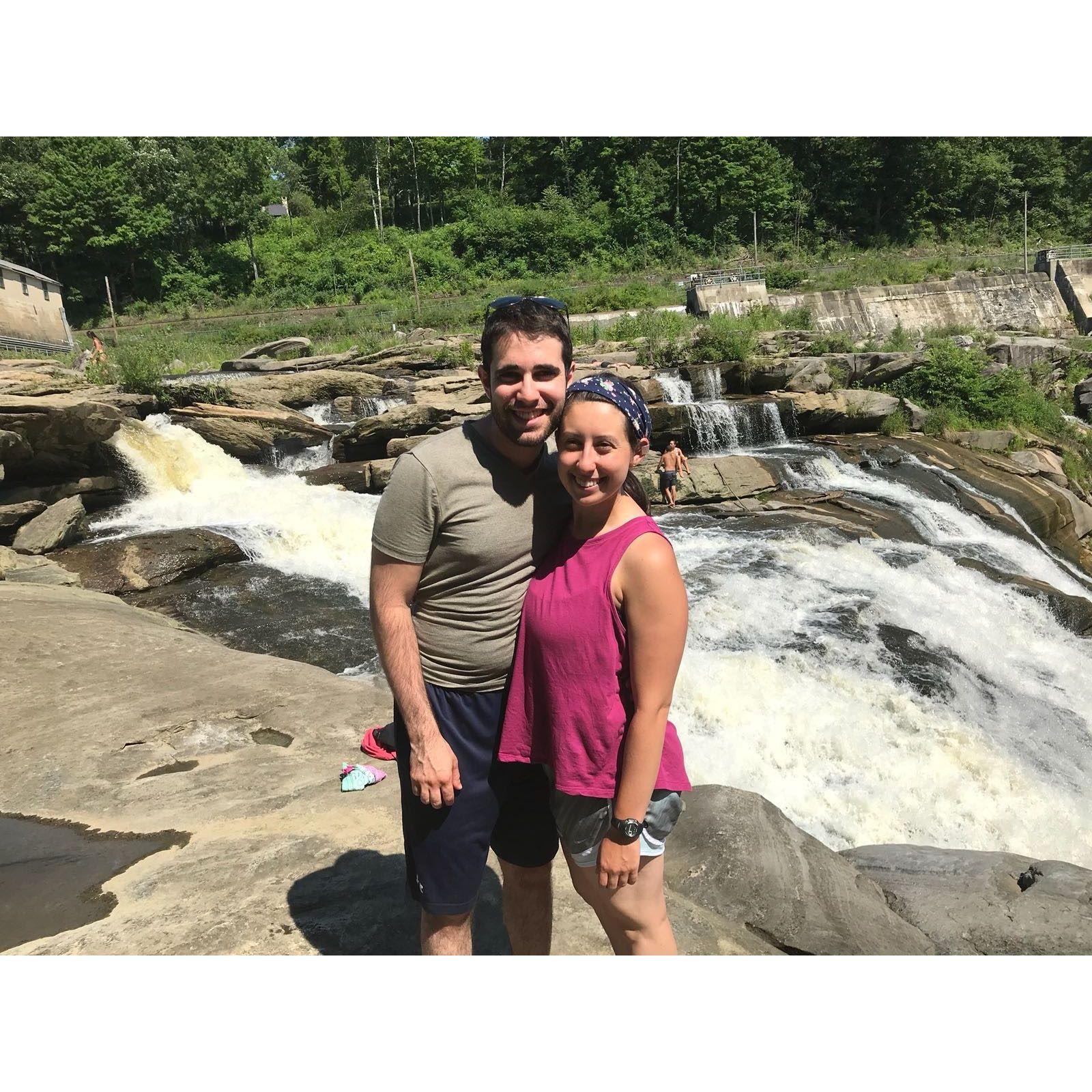 First hike together in Falls Village, CT during Becca's summer on the Adamah Farm.